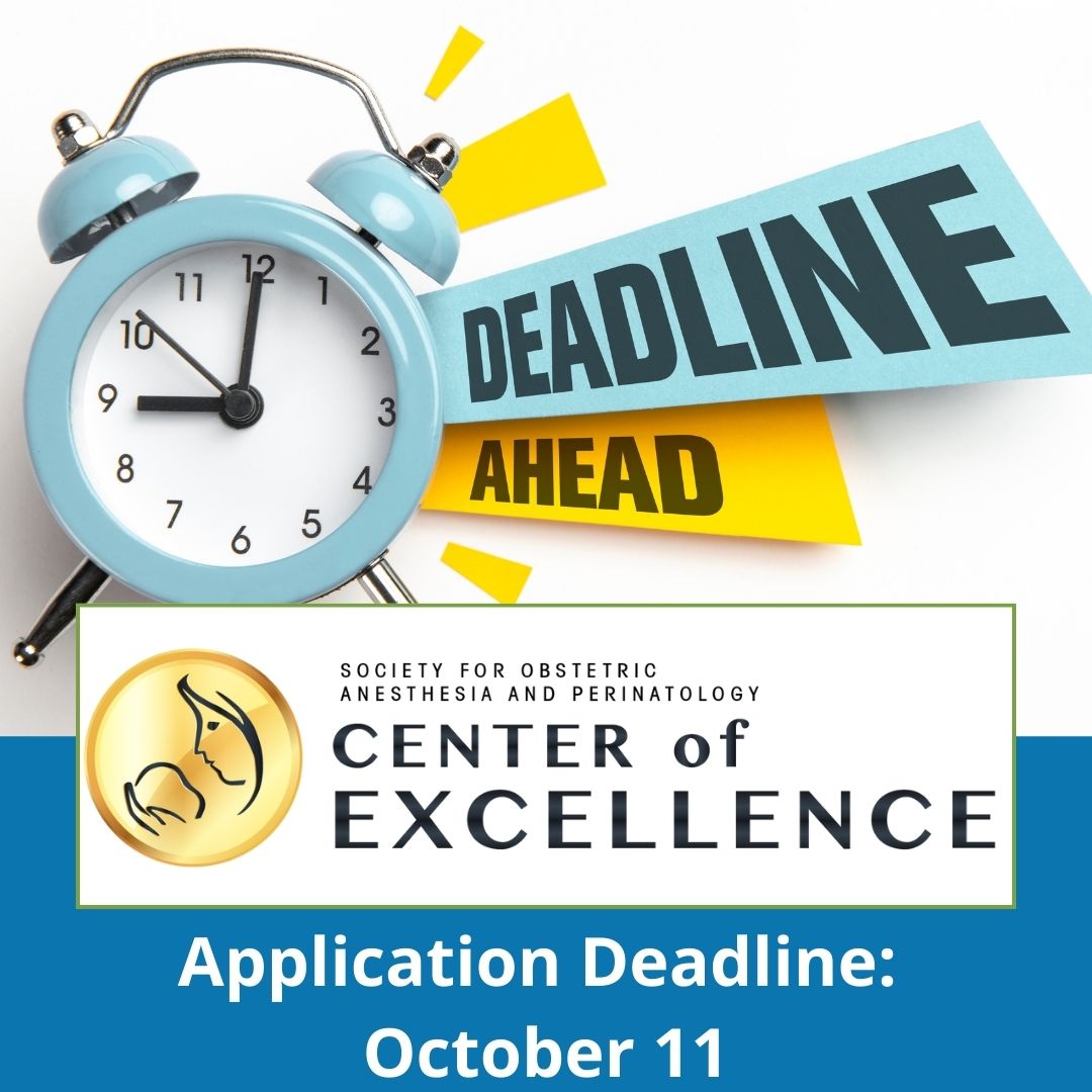 COE Deadline - Oct 11